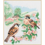 Купить недорого   Набор для вышивания Anchor "Spring Sparrow" 19,5*16,5см, MEZ Венгрия, PCE0500  в интернет магазине Фэмили хобби