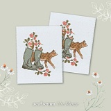 Заплатка "Сапоги и кот" 50*40мм, 100% полиэстер, Acufactum, 35394