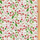 Ткань "Летние фрукты", ширина 145см, 100% хлопок, Acufactum, 3523-925