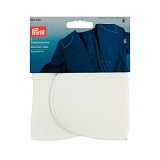 Накладки плечевые полумесяц, размерS, 124*100*12мм, белый, 100%полиамид, 2шт на блистере 993860