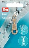 Подвеска д/молний, с карабином д/смены, металл, нержавеющий, золотистый, 1шт на блистере 482314