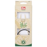 Серия "Prym 1530" - Спицы круговые 2,5мм/80см, бамбук, натуральный, Prym, 222503