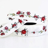 Купить недорого   Тесьма декоративная "Жук с цветочной тележкой", ширина 20мм, Acufactum Ute Menze,  в интернет магазине Фэмили хоби