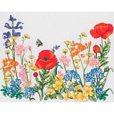 Купить недорого   Набор для вышивания Anchor "Floral Meadow" /Цветочный луг/ 25*31см, MEZ Венгрия, PCE981  в интернет магазине Фэмили хобби