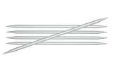 Спицы чулочные "Basix Aluminum" 2,5мм/20см, KnitPro, 45112