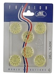 Пуговицы, размер 14мм, пластик, Dill, 026624/14-6
