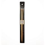 Спицы прямые "Bamboo" 4,25мм/25см, бамбук, натуральный, 2шт в упаковке, Tulip, KNS100425