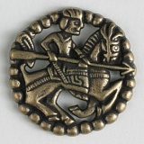 Пуговица, размер 18мм, металл, Dill, 221505/18-25