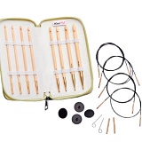 Набор крючков тунисских съемных "Bamboo", длина 15см, 8 размеров, KnitPro, 22554