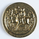 Пуговица, размер 28мм, металл, Dill, 340078/28-20