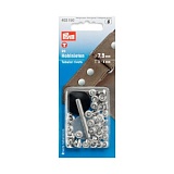 Клёпки с отверствием, для толщины материала 3-4мм, диаметр 7,5мм, латунь, серебристый, Prym, 403150