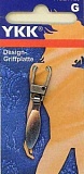 Подвеска для застежки-молнии "Tropfen" с карабином, YKK, 0935999