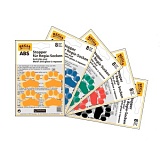 ABS-противоскользящие наклейки Regia для приклеивания к носкам, MEZ, 98245100-00001