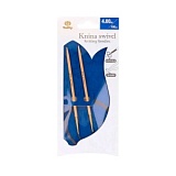 Спицы круговые "Knina Swivel" 4мм/100см, бамбук, натуральный, Tulip, KS-1000400