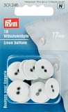 Бельевые пуговицы , обтянутые льняным полотном, с защитой нити, нержавеющие, стойкие к кипяче 301245