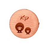 Рулетка круглая с сантиметровой шкалой, ламинированный бук, KnitPro, 11294